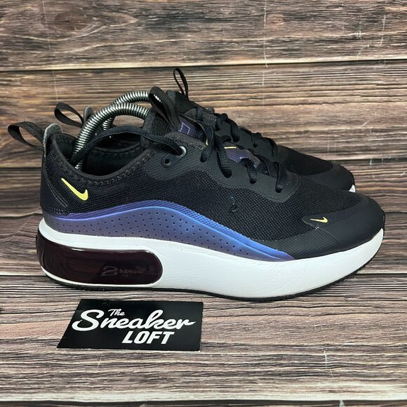 Nike Air Max Dia Women's Athletic Running Lace Up Shoes Purple Black - Picture 1 of 8
